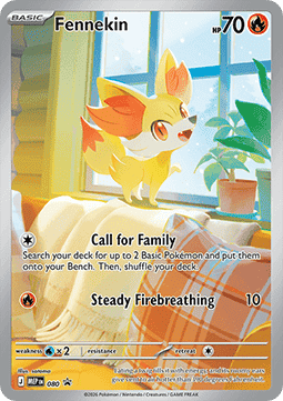 Fennekin 080 MEP Black Star Promos - Sealed
