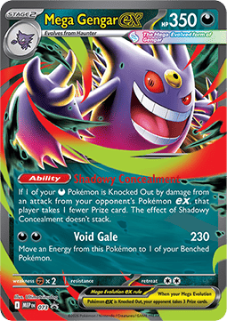 Mega Gengar ex 073 MEP Black Star Promos - Promo