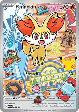Fennekin MEP Black Star Promos 059