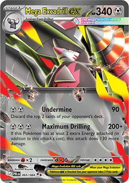 Mega Excadrill ex 065 Pitch Black