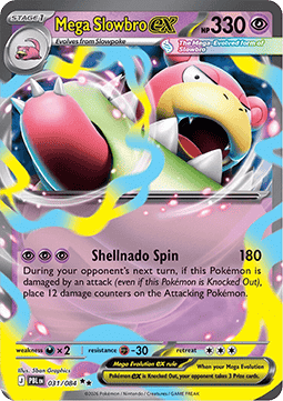 Mega Slowbro ex 031 Pitch Black