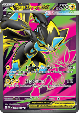 Mega Zeraora ex 098 Pitch Black