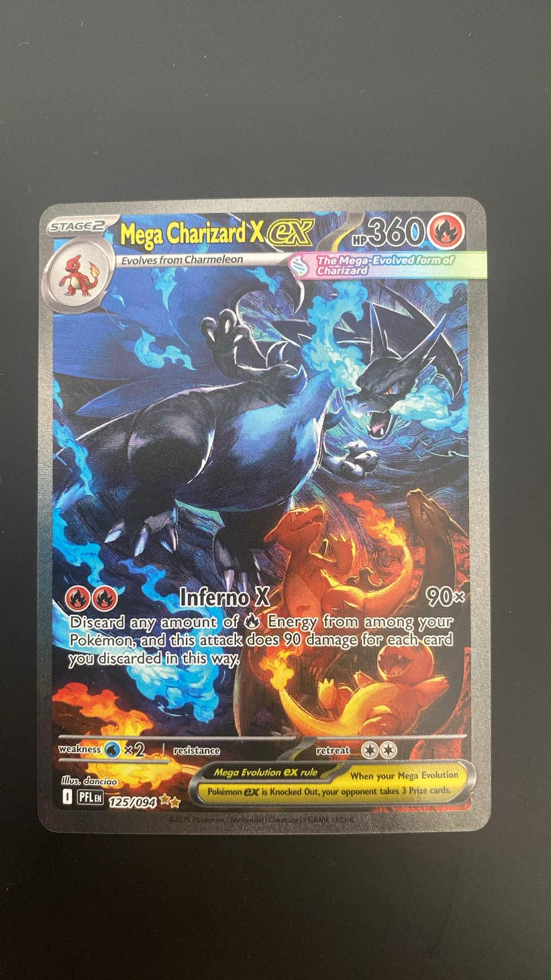 Mega Charizard X ex (PFL 125)