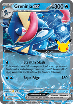 Greninja ex 30C 021 30th Celebration