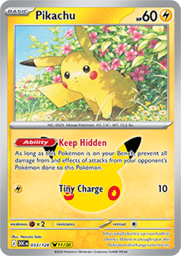 Pikachu 30C 033 30th Celebration