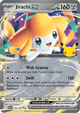 Jirachi ex 30C 102 30th Celebration