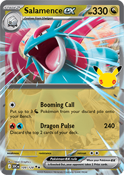 Salamence ex 30C 109 30th Celebration
