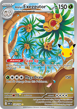 Alolan Exeggutor 30th Celebration 129