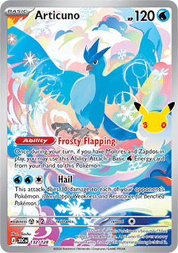 Articuno 30C 132 30th Celebration