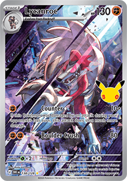 Lycanroc 30th Celebration 138