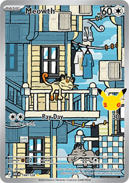 Meowth 30C 144 30th Celebration