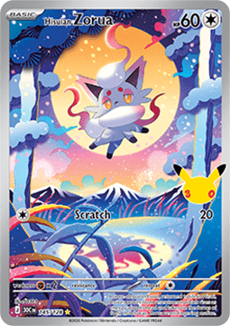Hisuian Zorua 30C 145 30th Celebration