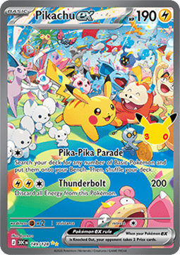 Pikachu ex 30th Celebration 149