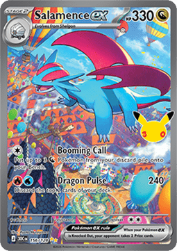 Salamence ex 30th Celebration 156