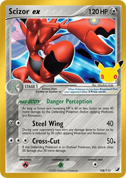 Scizor ex 30th Celebration UF 108