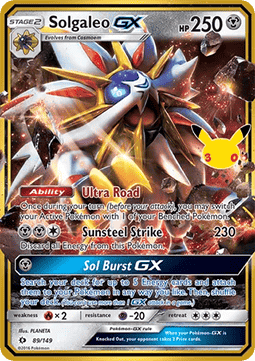 Solgaleo GX 30th Celebration SUM 89