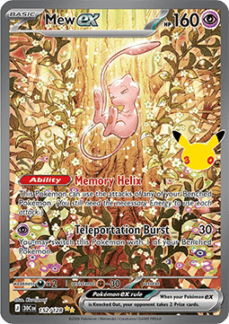 Mew ex 30th Celebration 152 (Se billeder af det konkrete kort)