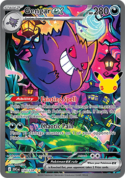 Gengar ex 30th Celebration 154 (Se billeder af det konkrete kort)