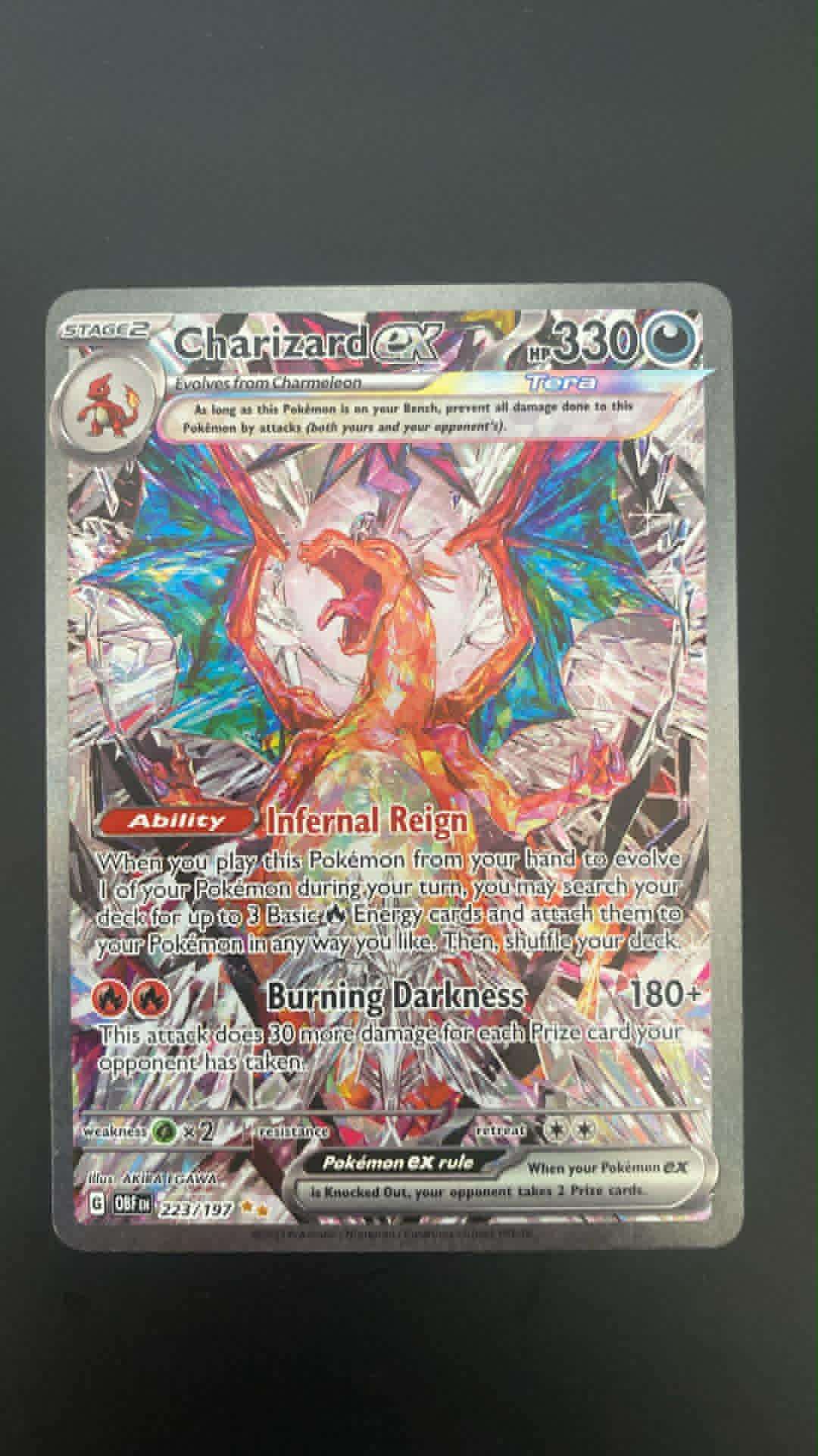 Charizard ex – Special Illustration Rare (OBF 223/197) – Excellent Tjek billeder.