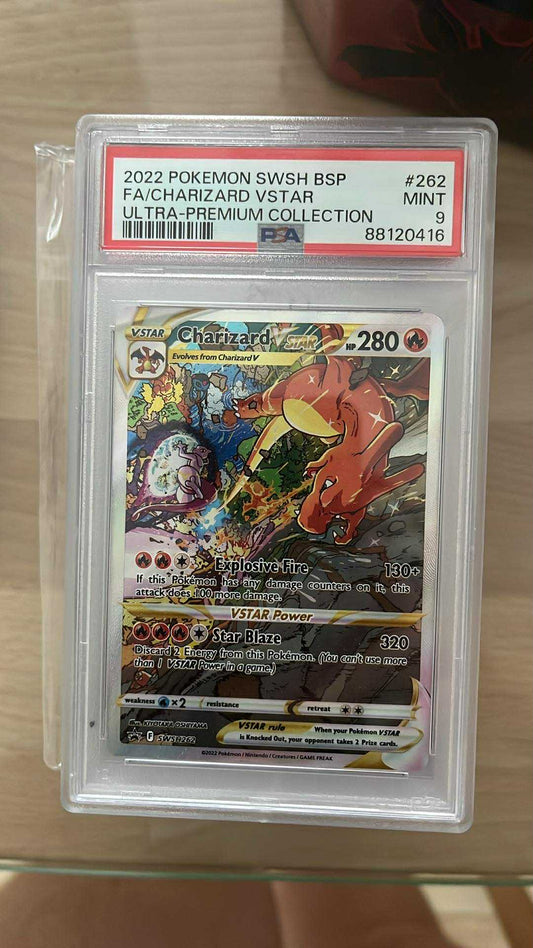 Charizard VSTAR – SWSH262 – Ultra-Premium Collection – PSA 9 – Pokémon TCG