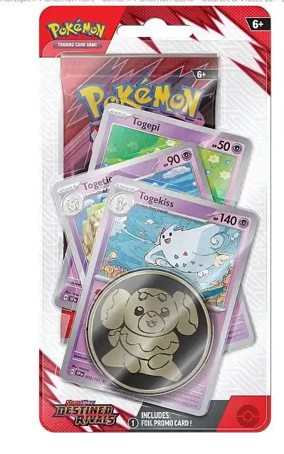 Destined Rivals – Premium Checklane Blister – Togepi, Togetic, Togekiss