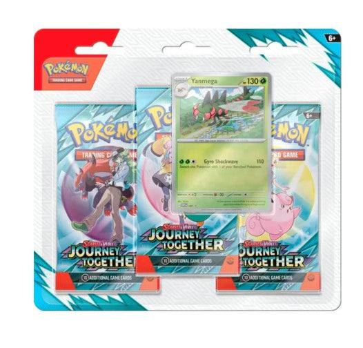 Pokémon Journey Together – 3-Pack Blister (Yanmega Promo)