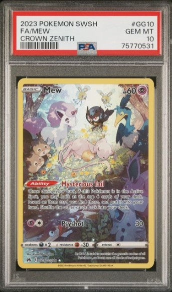 Mew (FA) GG10 Crown Zenith - PSA 10