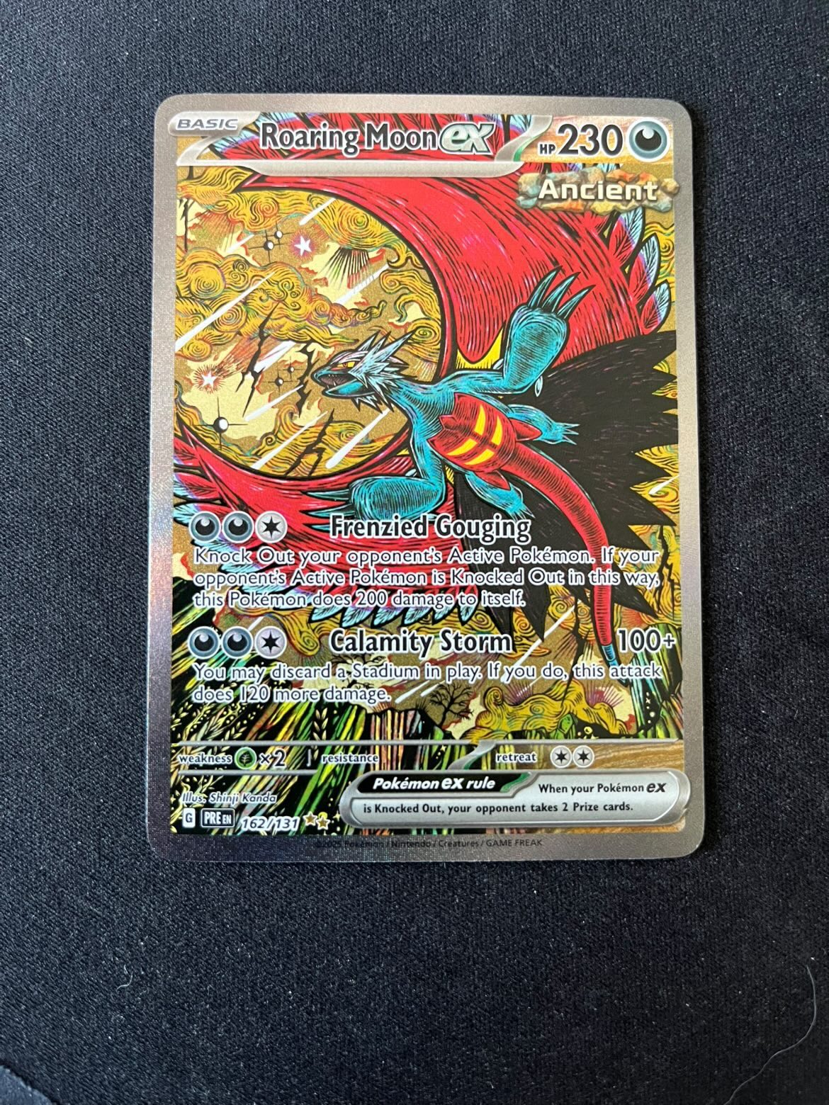 Roaring Moon ex (PRE 162) Prismatic Evolutions - Tjek Billeder