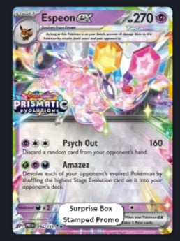 Espeon ex – PRE 034 – Sealed Promo