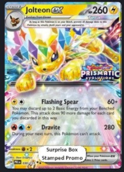 Jolteon ex – PRE 030 – Sealed Promo