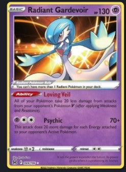 Radiant Gardevoir – Lost Origin 069/196 – Pokémon Kort
