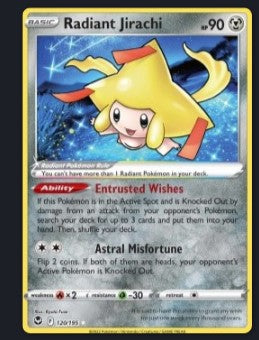 Radiant Jirachi – Silver Tempest 120/195 – Pokémon Kort