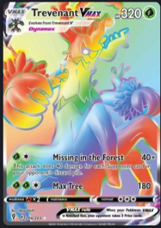 Trevenant VMAX – Evolving Skies 206/203 – Secret Rare