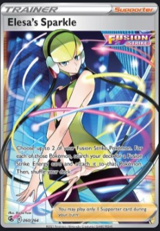 Elesa’s Sparkle – Fusion Strike 260/264 – Secret Rare