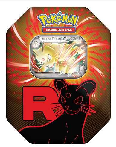 Team Rocket’s Persian ex Tin – Pokémon TCG – Sealed