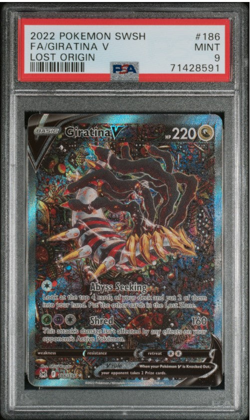 Giratina V – Lost Origin 186/196 – PSA 9