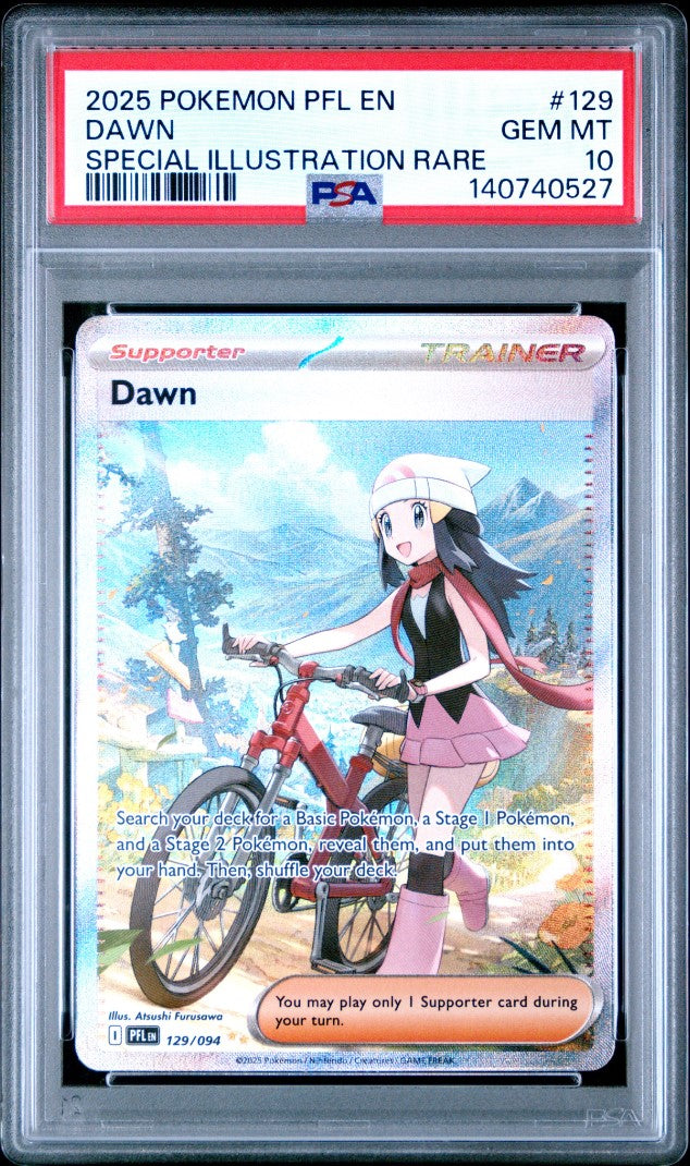 Dawn Special Illustration Rare PSA 10 – (Phantasmal Flames 129)