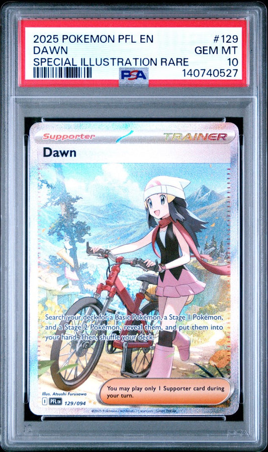 Dawn Special Illustration Rare PSA 10 – (Phantasmal Flames 129)