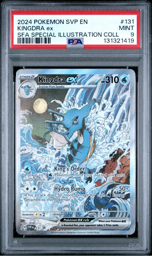 Kingdra ex – (SVP Black Star Promo SVP 131) PSA 9