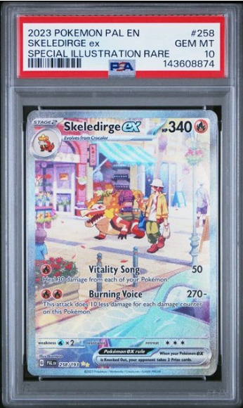 Skeledirge ex (PAL 258) – Special Illustration Rare – PSA 10