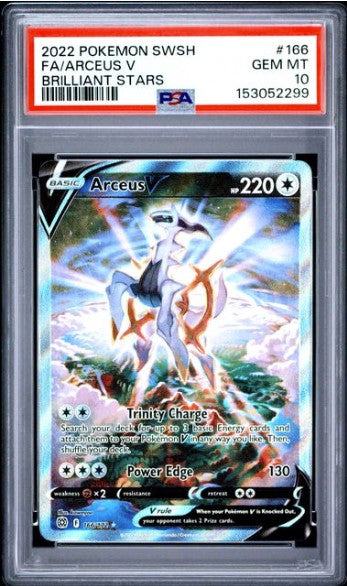 Arceus V #166 Brilliant Stars PSA 10 GEM MINT