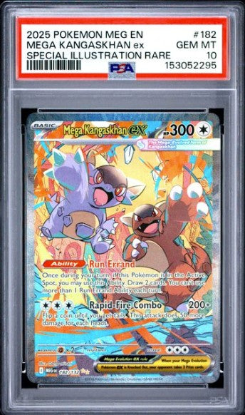 Mega Kangaskhan ex #182 Mega Evolution PSA 10 GEM MINT