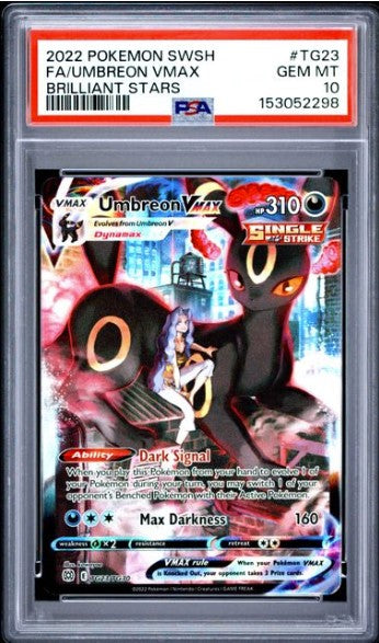 Umbreon VMAX Alt Art - TG23/TG30 - Brilliant Stars - PSA 10
