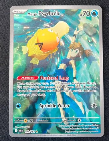 Misty's Psyduck 193 Destined Rivals - Illustration Rare - Tjek Billeder