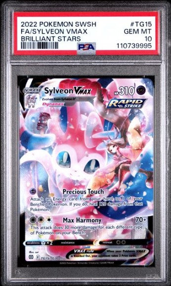 Sylveon VMAX TG15 Brilliant Stars - Full Art PSA 10
