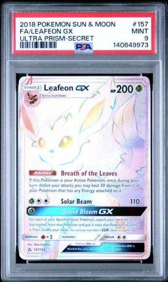 Leafeon GX 157 Ultra Prism - PSA 9