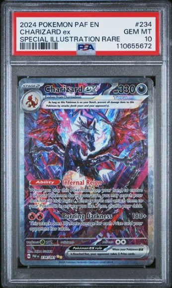 Charizard ex 234 Paldean Fates PSA 10