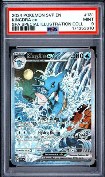 Kingdra ex 131 SV Black Star Promos PSA 9