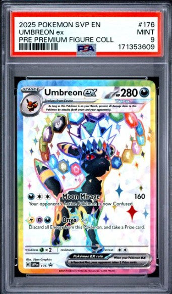 Umbreon ex 176 SV Black Star Promos PSA 9