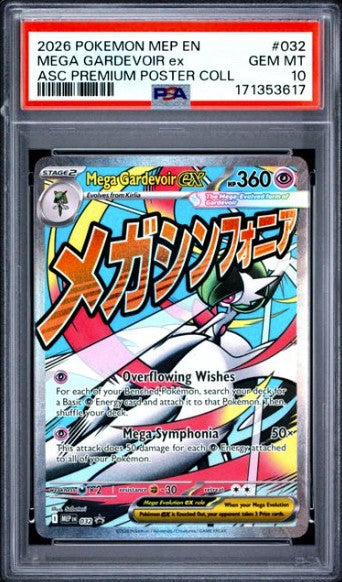 Mega Gardevoir ex 032 MEP Black Star Promos PSA 10